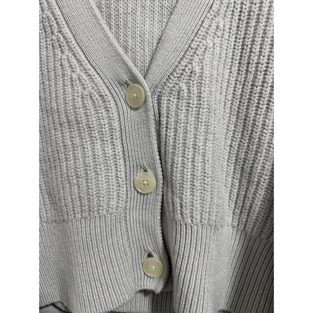 Babaton Aritzia Canberra Merino Wool Cardigan Light Purple/Gray  Women's Size XS